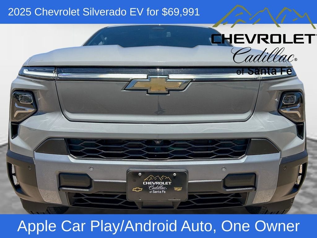 Used 2025 Chevrolet Silverado EV LT with VIN 1GC10ZED2SU400884 for sale in Santa Fe, NM