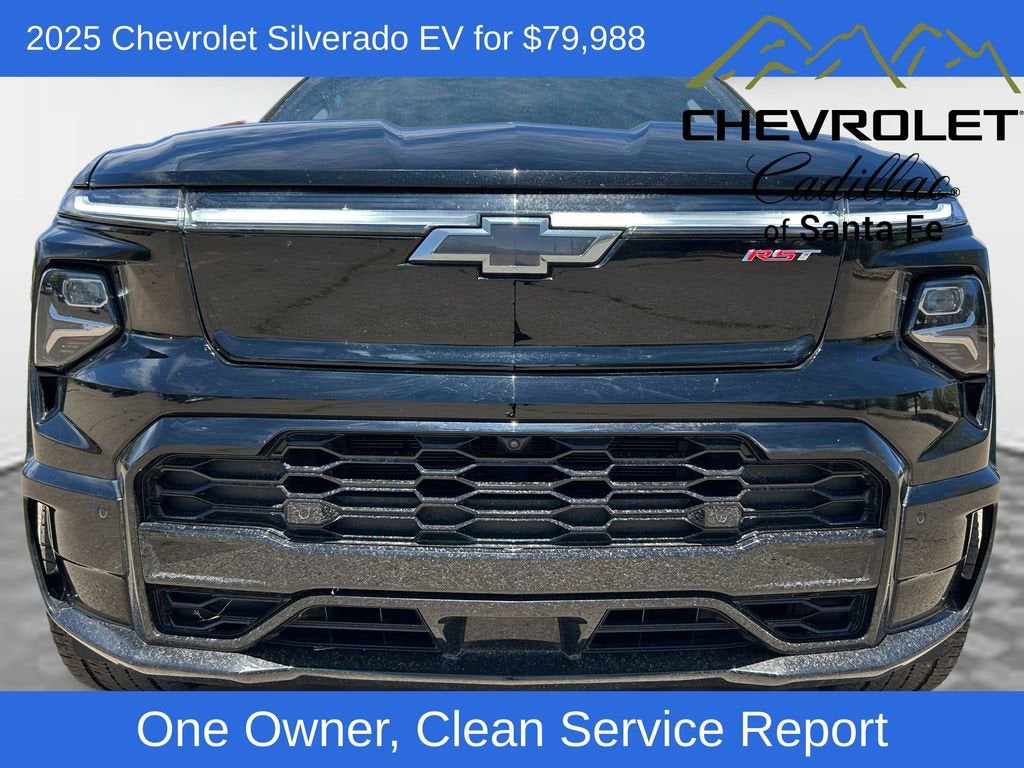 Used 2025 Chevrolet Silverado EV RST with VIN 1GC402EL4SU404429 for sale in Santa Fe, NM