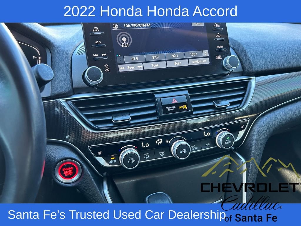 2022 Honda Accord Sedan Sport SE